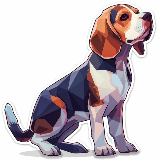 Beagle dog Vinyl Decal Sticker for Car, Laptop, Tumbler and more # F011981