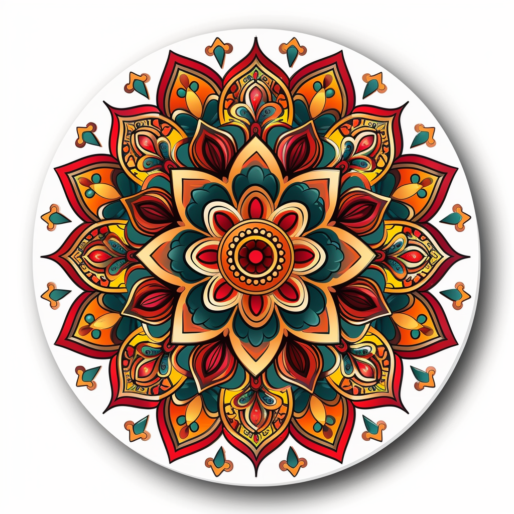 Mandala Vinyl Decal Sticker for Car, Laptop, Tumbler and more # F08196