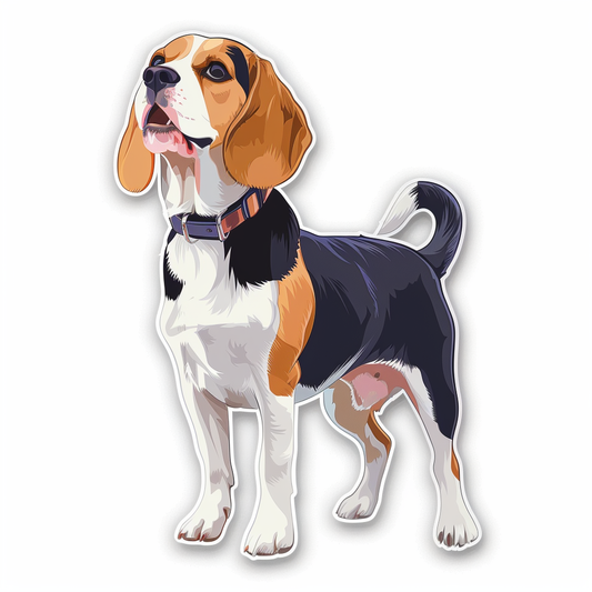 Beagle Dog Vinyl Decal Sticker for Car, Laptop, Tumbler and more # F07372