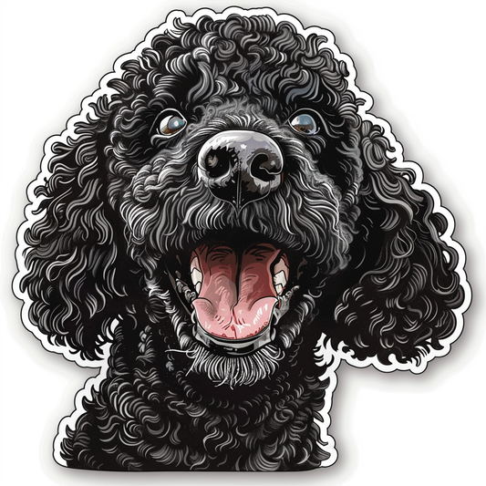 Poodle Dog Vinyl Decal Sticker for Car, Laptop, Tumbler and more # F012642