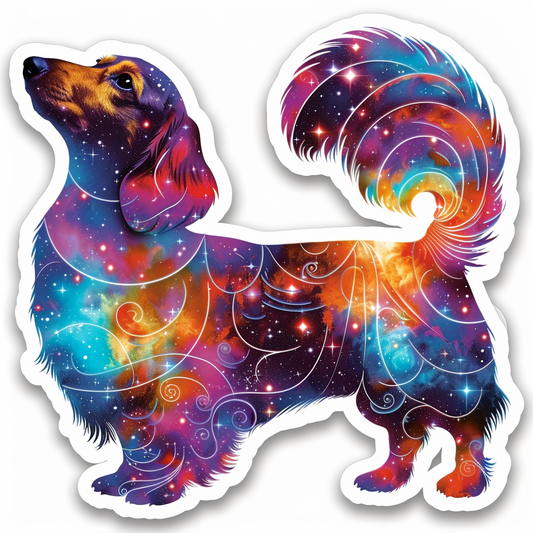 Dachshund Dog Vinyl Decal Sticker for Car, Laptop, Tumbler and more # F013049