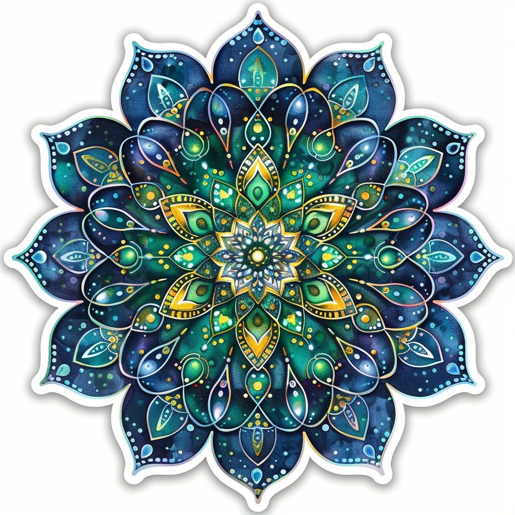 Mandala Vinyl Decal Sticker for Car, Laptop, Tumbler and more # F08182