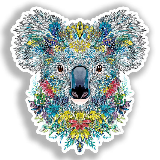 Koala Vinyl Decal Sticker for Car, Laptop, Tumbler and more # A018482-4" x 4"