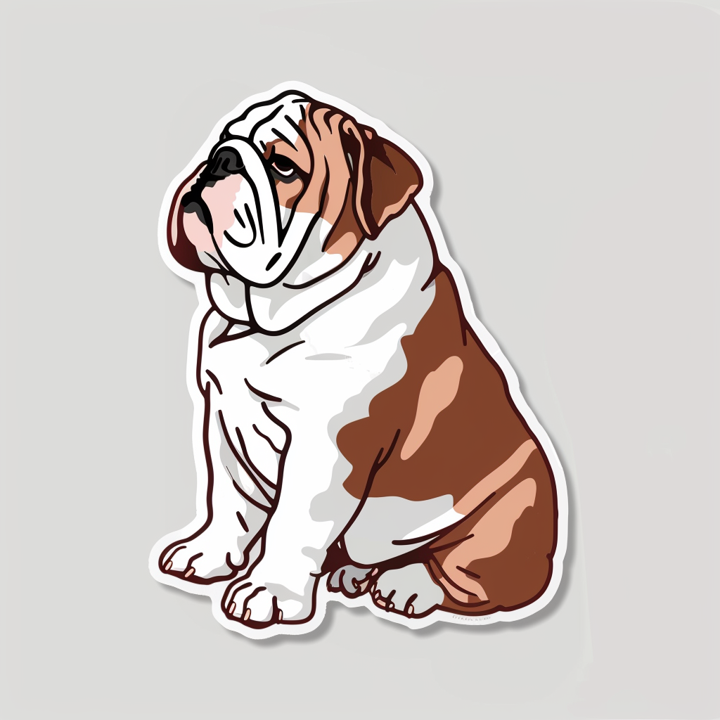 Bulldog Dog Vinyl Decal Sticker for Car, Laptop, Tumbler and more # F07444