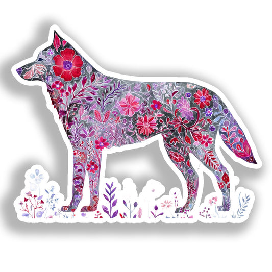 Wolf   Vinyl Decal Sticker for Car, Laptop, Tumbler and more # A018391-4" x 4"