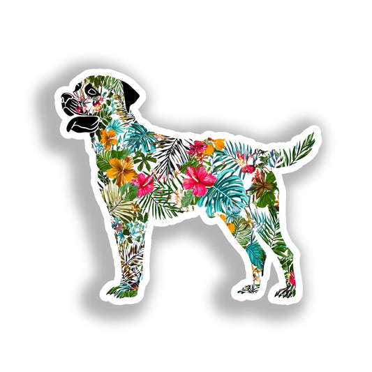 Rottweiler Dog Vinyl Decal Sticker for Car, Laptop, Tumbler and more # A018299-4" x 4"