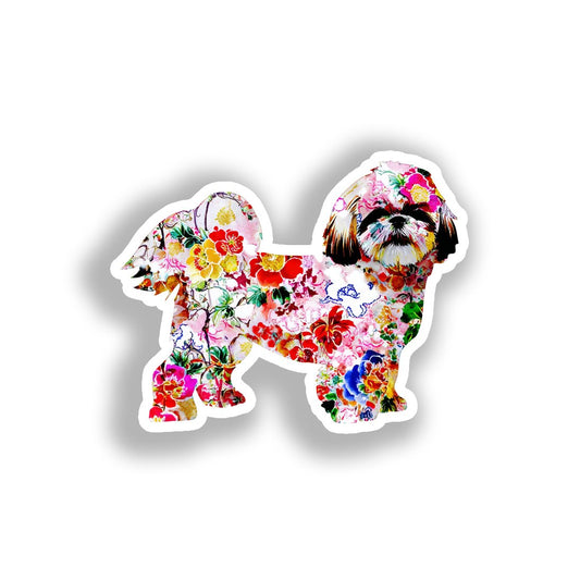 Medium Breed Dog Vinyl Decal Sticker for Car, Laptop, Tumbler and more # A019357-4" x 4"
