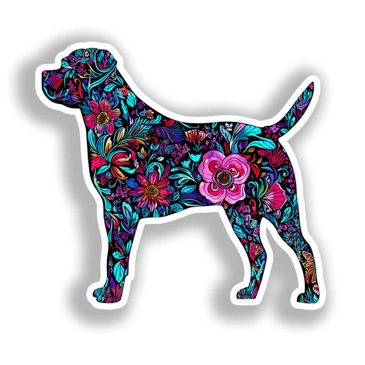Rottweiler Dog Vinyl Decal Sticker for Car, Laptop, Tumbler and more # A018275-4" x 4"