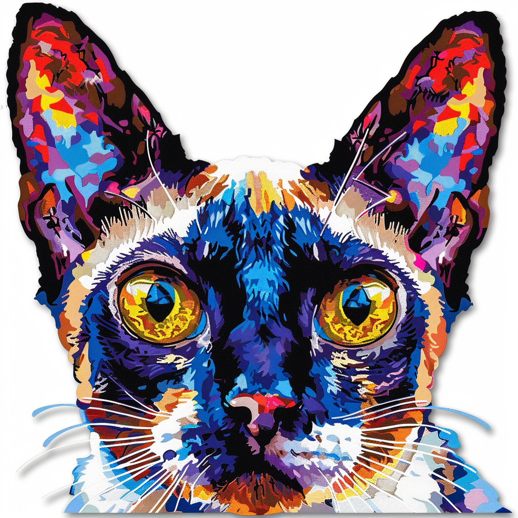 Devon Rex Cat Vinyl Decal Sticker for Car, Laptop, Tumbler and more # F09733