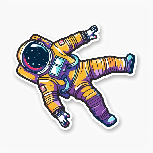 Dragon astronaut majestic Expressive surreal Vinyl Decal Sticker for Car, Laptop, Tumbler and more # F019018