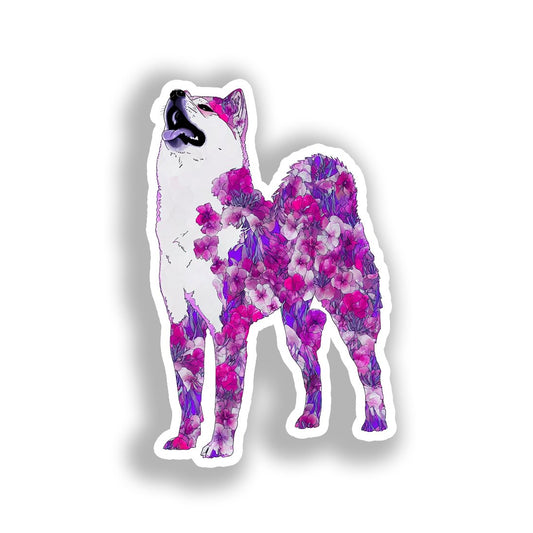Akita Dog Vinyl Decal Sticker for Car, Laptop, Tumbler and more # A018861-4" x 4"