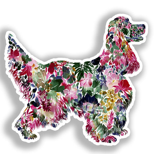 Cocker Spaniel Dog Vinyl Decal Sticker for Car, Laptop, Tumbler and more # A018791-4" x 4"