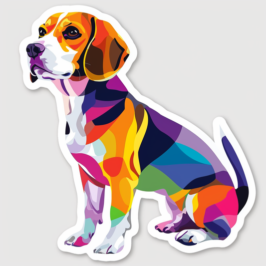 Beagle dog Vinyl Decal Sticker for Car, Laptop, Tumbler and more # F012170