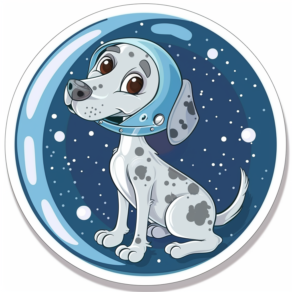 Great Dane Dog Expressive surreal Vinyl Decal Sticker for Car, Laptop, Tumbler and more # F022837