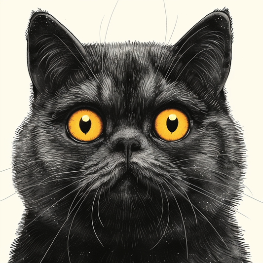 British Shorthair cat Vinyl Decal Sticker for Car, Laptop, Tumbler and more # F07553