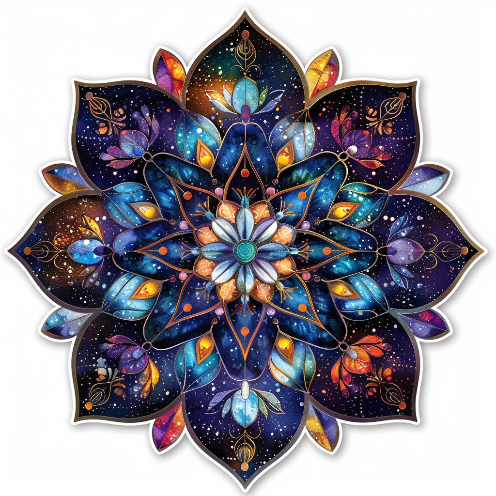 Mandala Vinyl Decal Sticker for Car, Laptop, Tumbler and more # F08186