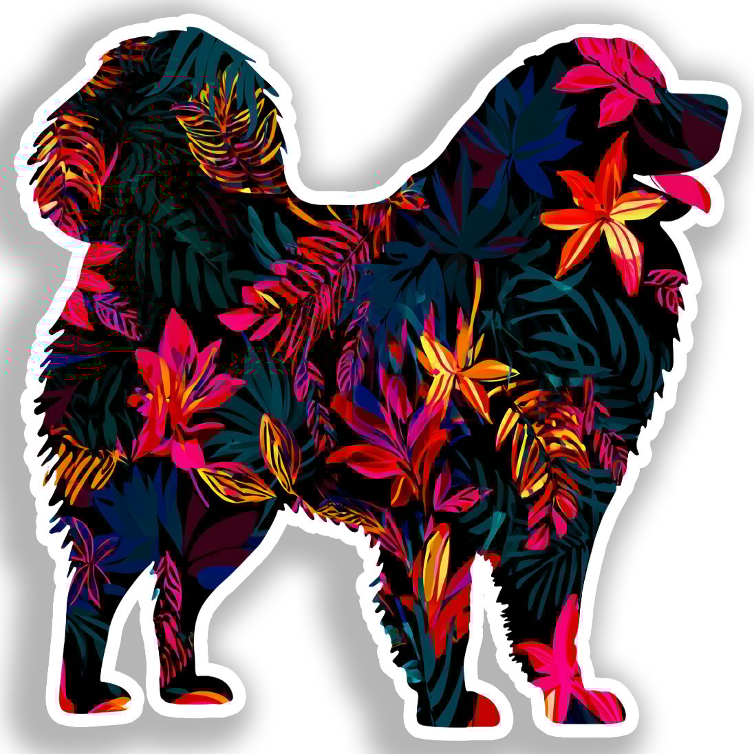 Large Breed Dog Vinyl Decal Sticker for Car, Laptop, Tumbler and more # A019378-4" x 4"