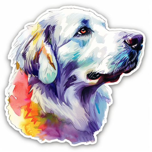 Great Pyrenees dog  Vinyl Decal Sticker for Car, Laptop, Tumbler and more # F023702