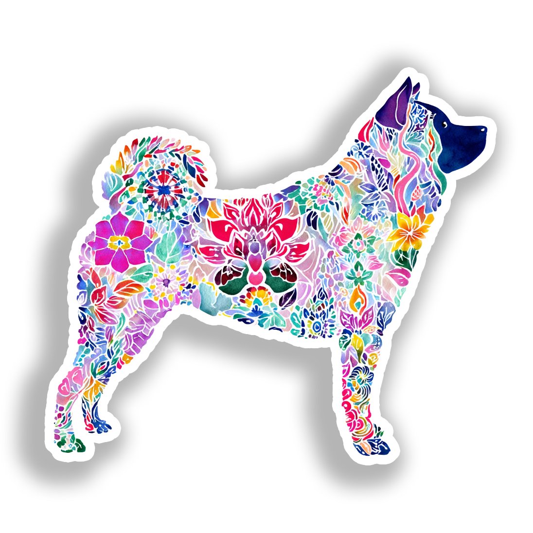 Akita Dog Vinyl Decal Sticker for Car, Laptop, Tumbler and more # A018849-4" x 4"