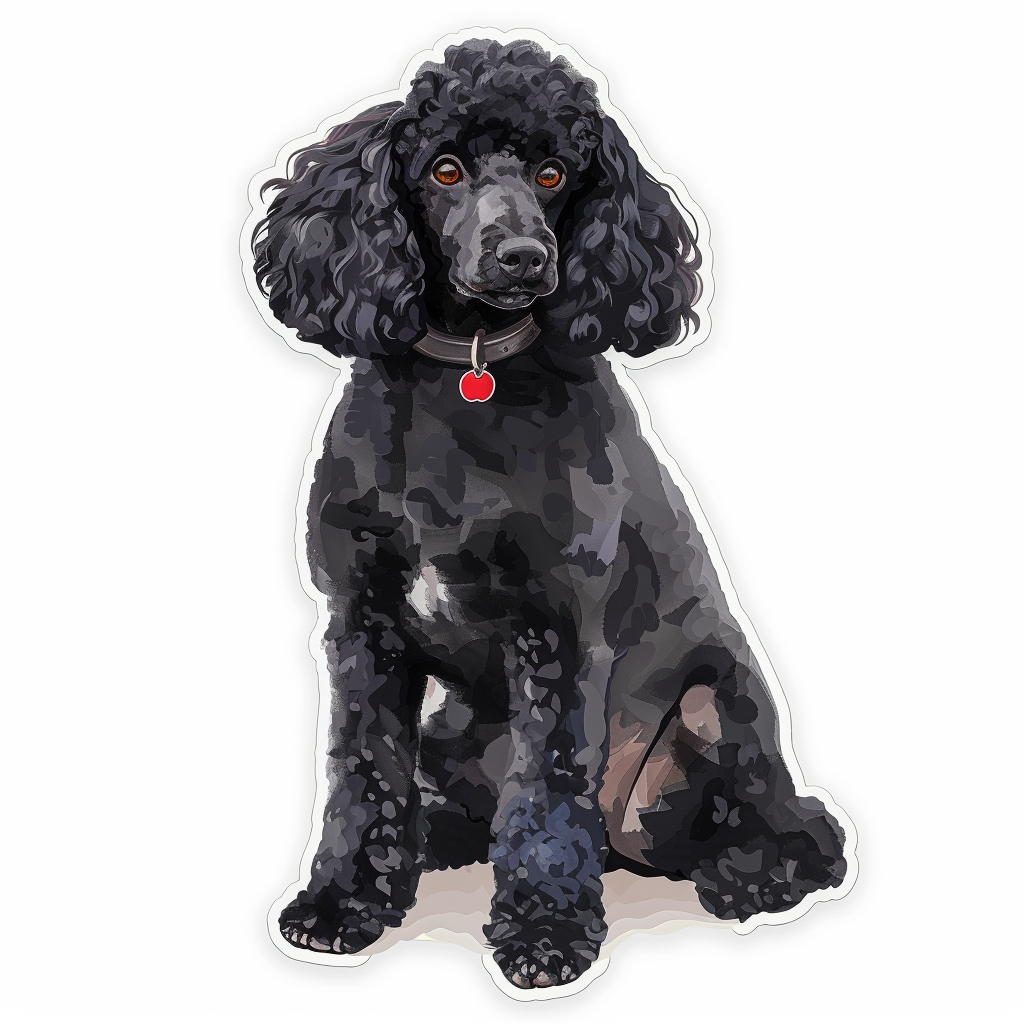 Poodle Dog Vinyl Decal Sticker for Car, Laptop, Tumbler and more # F012534