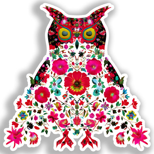 Owl Vinyl Decal Sticker for Car, Laptop, Tumbler and more # A018435-4" x 4"