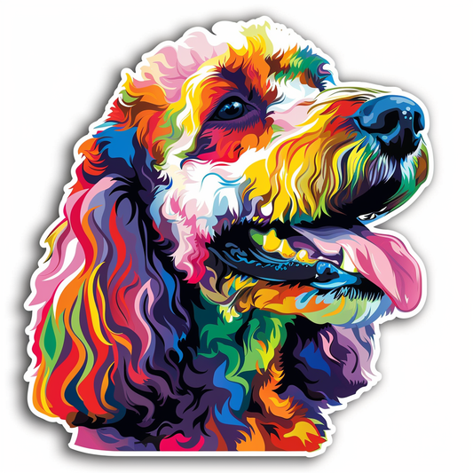 Poodle Dog Vinyl Decal Sticker for Car, Laptop, Tumbler and more # F012654