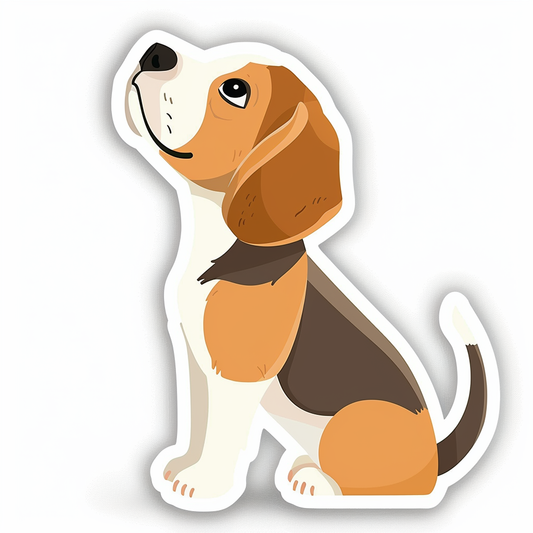 Beagle Dog Vinyl Decal Sticker for Car, Laptop, Tumbler and more # F07727