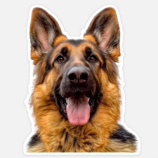 German Shepherd Dog Vinyl Decal Sticker for Car, Laptop, Tumbler and more # F011330