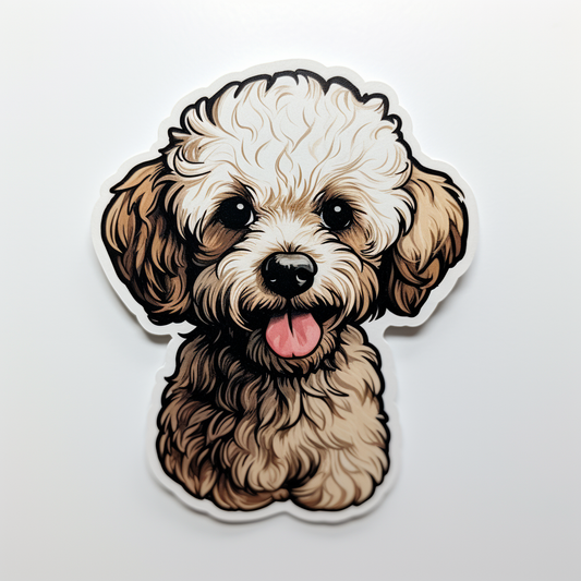 Poodle dog Vinyl Decal Sticker for Car, Laptop, Tumbler and more # F012259