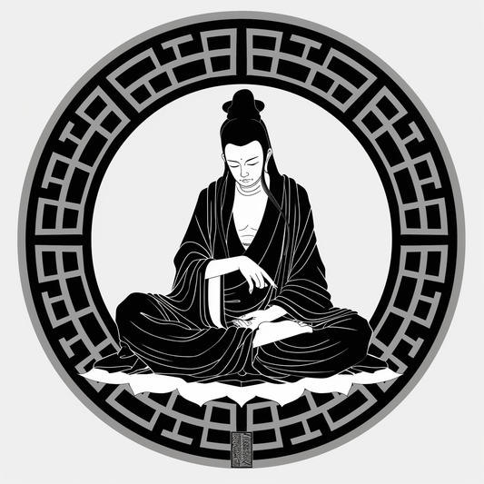 Sticker of a Buddha majestic Expressive surreal Vinyl Decal Sticker for Car, Laptop, Tumbler and more # F016929