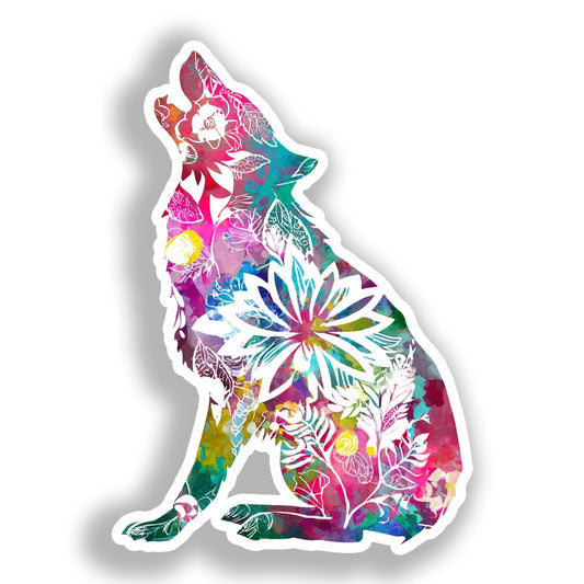 Wolf   Vinyl Decal Sticker for Car, Laptop, Tumbler and more # A018400-4" x 4"