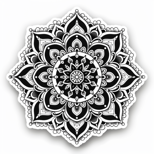 Mandala Vinyl Decal Sticker for Car, Laptop, Tumbler and more # F08230