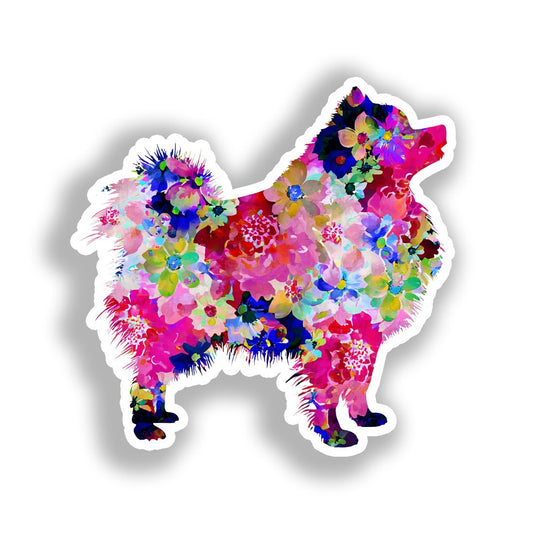 Pomeranian Dog Vinyl Decal Sticker for Car, Laptop, Tumbler and more # A017452-4" x 4"