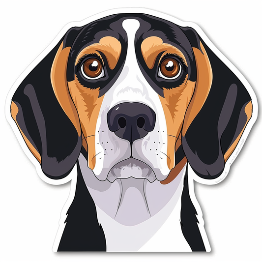 Beagle Dog Vinyl Decal Sticker for Car, Laptop, Tumbler and more # F07428