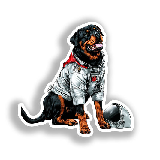 Rottweiler Dog Vinyl Decal Sticker for Car, Laptop, Tumbler and more # A018040-4" x 4"