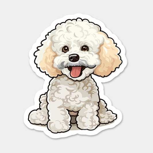 Poodle Dog Vinyl Decal Sticker for Car, Laptop, Tumbler and more # F07182
