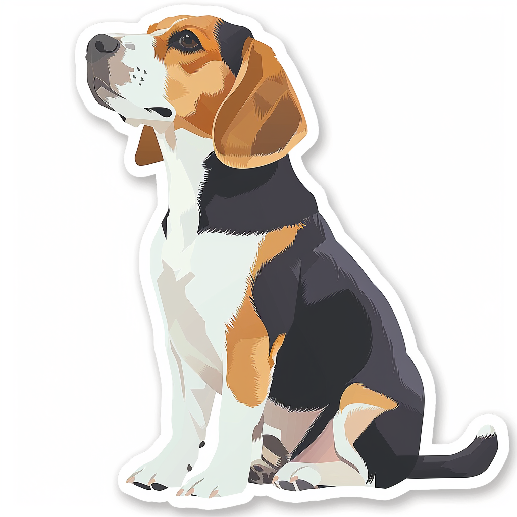 Beagle dog Vinyl Decal Sticker for Car, Laptop, Tumbler and more # F011822