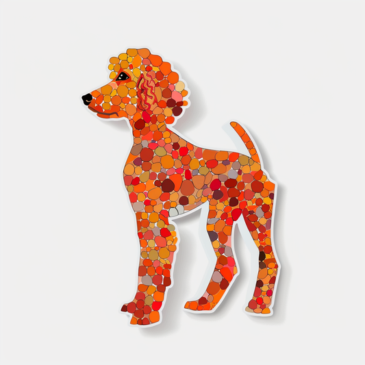 Poodle Dog Vinyl Decal Sticker for Car, Laptop, Tumbler and more # F07432