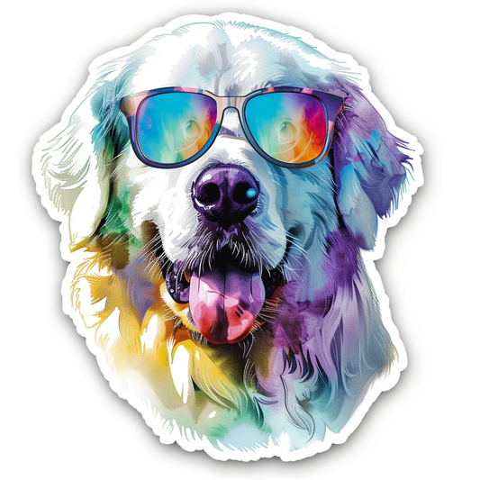 Great Pyrenees dog  Vinyl Decal Sticker for Car, Laptop, Tumbler and more # F023708