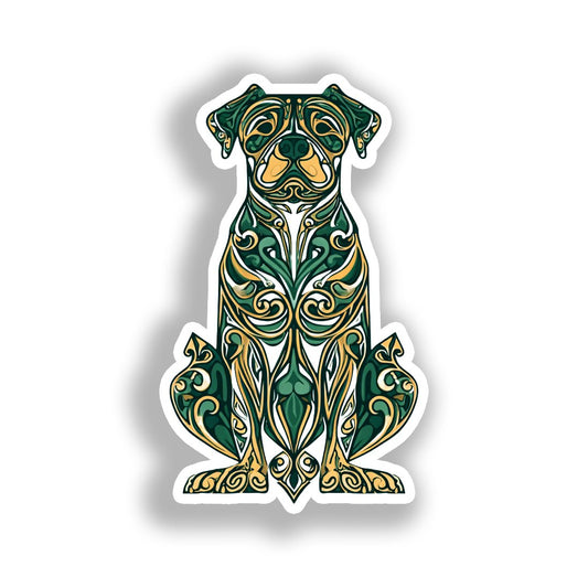 Rottweiler Dog Vinyl Decal Sticker for Car, Laptop, Tumbler and more # A017995-4" x 4"