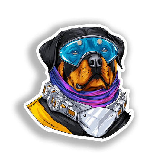 Rottweiler Dog Vinyl Decal Sticker for Car, Laptop, Tumbler and more # A018002-4" x 4"