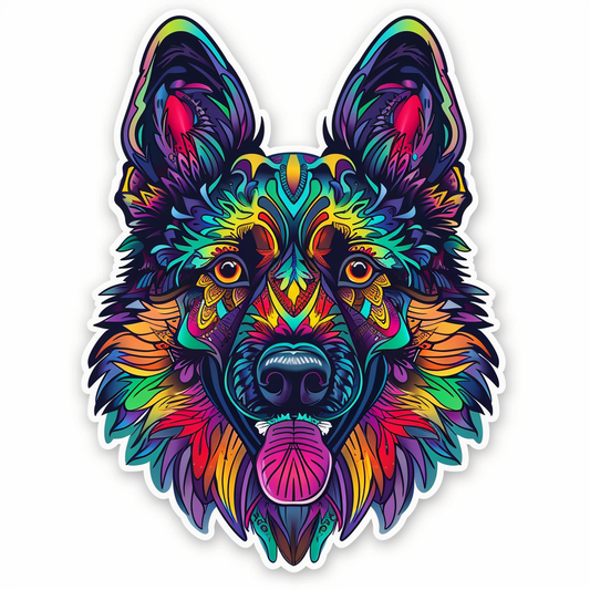 German Shepherd Dog Vinyl Decal Sticker for Car, Laptop, Tumbler and more # F011654