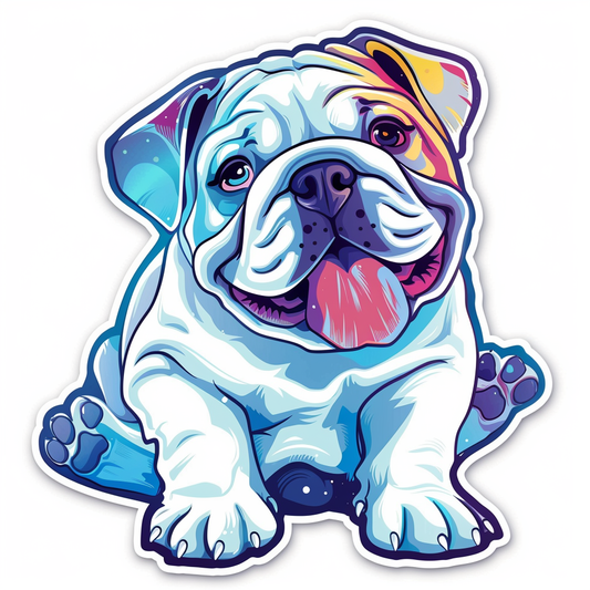 Bulldog Dog Vinyl Decal Sticker for Car, Laptop, Tumbler and more # F07252
