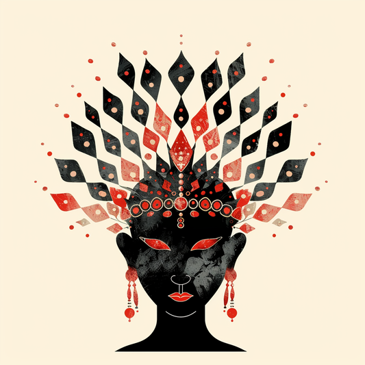 Buddha cartoon majestic Expressive surreal Vinyl Decal Sticker for Car, Laptop, Tumbler and more # F017011