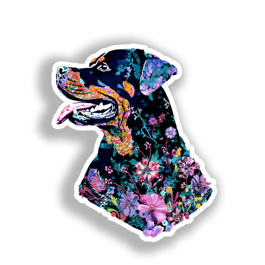 Rottweiler Dog Vinyl Decal Sticker for Car, Laptop, Tumbler and more # A018167-4" x 4"