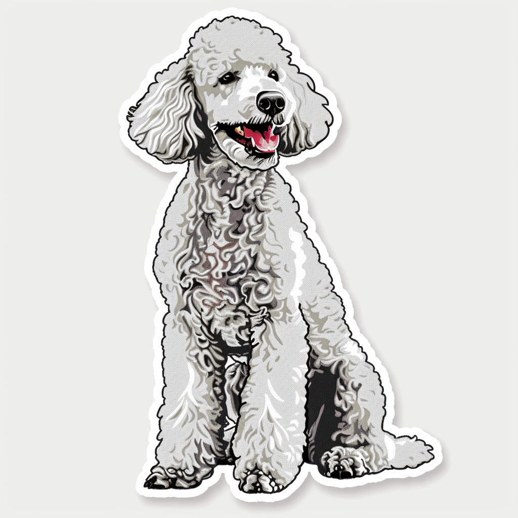 Poodle Dog Vinyl Decal Sticker for Car, Laptop, Tumbler and more # F07413