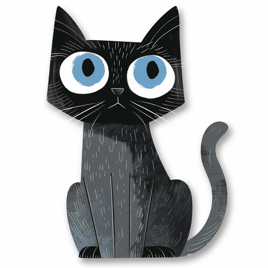 Russian Blue cat Vinyl Decal Sticker for Car, Laptop, Tumbler and more # F07775