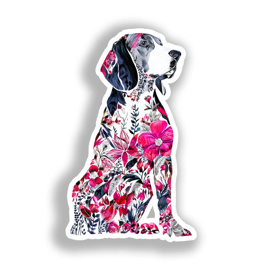Beagle Dog Vinyl Decal Sticker for Car, Laptop, Tumbler and more # A018683-4" x 4"