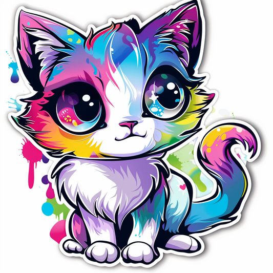 Heartcore Cat Ragdoll Vinyl Decal Sticker for Car, Laptop, Tumbler and more # F07978