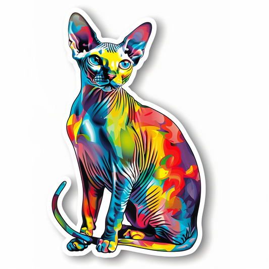 Scottish Fold cat Vinyl Decal Sticker for Car, Laptop, Tumbler and more # F07918